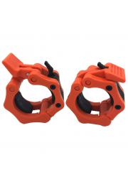 Greententljs 1 Inch Barbell Clamps Quick Release Pair of Locking 1 Diameter Standard Bar Weight Plates Collar Clips for Workout Weightlifting Fitness Training Bodybuilding